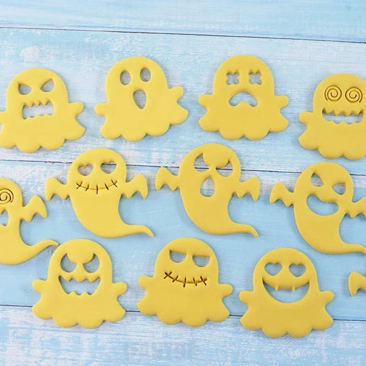 10-Piece Ghost Face Cookie Cutter Set