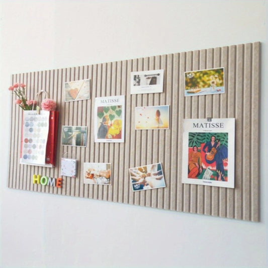 Large Bohemian Round Felt Wall Tiles & Cork Bulletin Board – Home Decor Wall Organizer