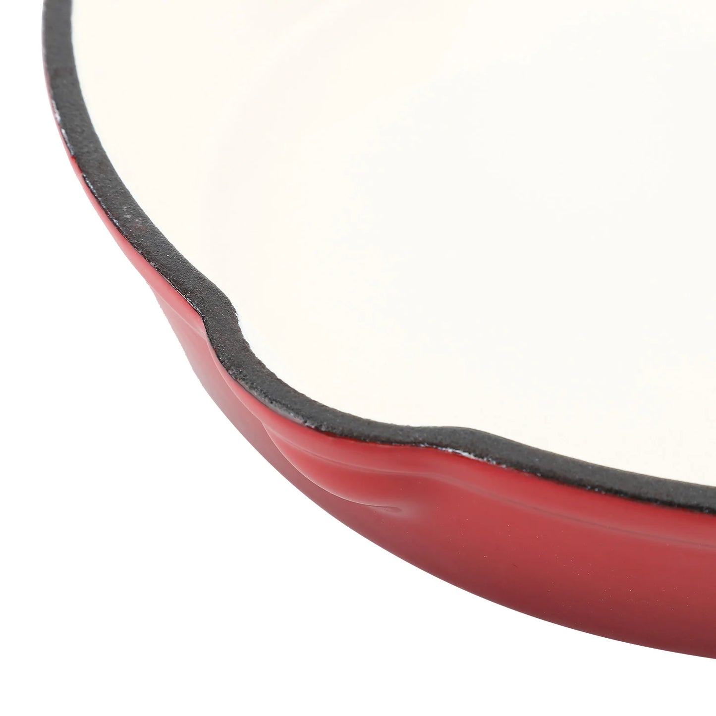 Cast Iron Frying Pan Enameled Frying Pan Cast Iron Skillet Nonstick Kitchen Fry Pan Grill Cookware for Camping Cooking Grilling