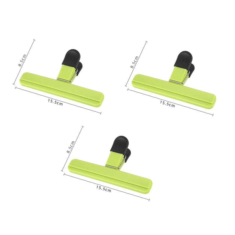 Portable Bag Clips Kitchen Storage Food Snack Seal Sealing Bag Clips Sealer Clamp Plastic Tool Kitchen Organization Accessories