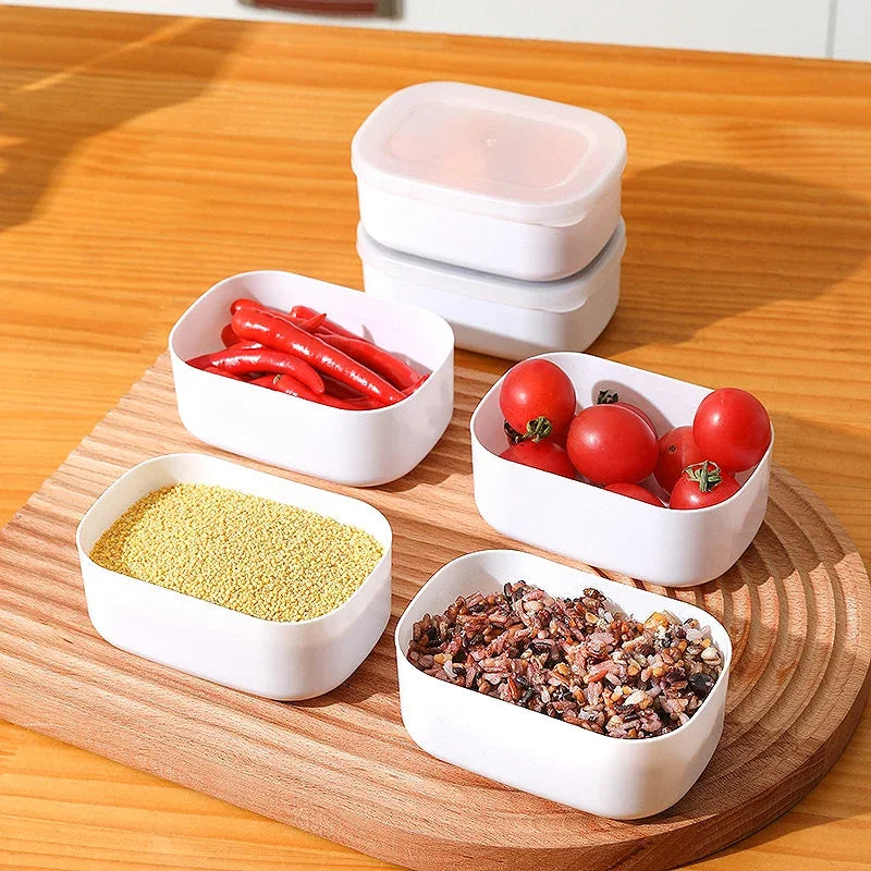 Food Sealed Crisper Refrigerator Food Vegetable Fruit Storage Container Rice Packaging Box Thermostability Kitchen Storage Boxes