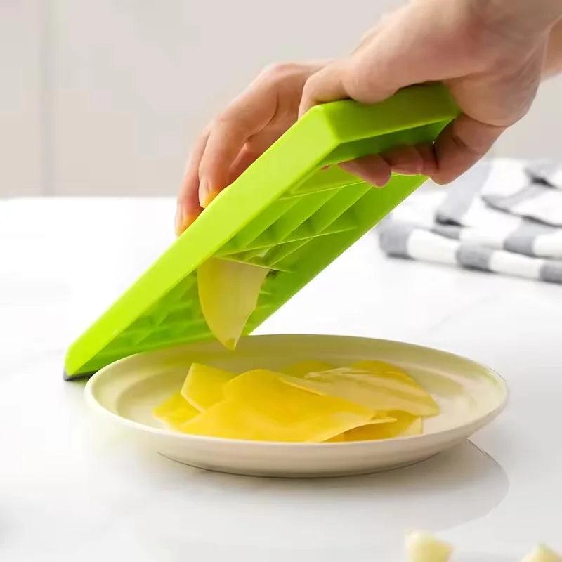 Jumbo Slicer For Kitchen, Vegetable Chopper Food Slicer Potato French Fry Cutter with Peeler,Kitchen Chopping Artifact
