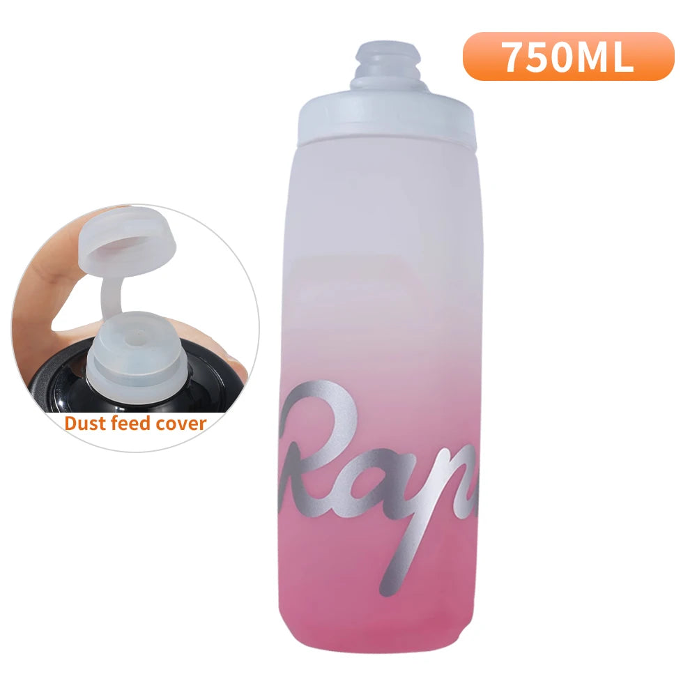 Rapha Cycling Water Bottle 620/750ml Ultra light Leak-proof squeezable Taste-free Camping Hiking Sports Bicycle Kettle