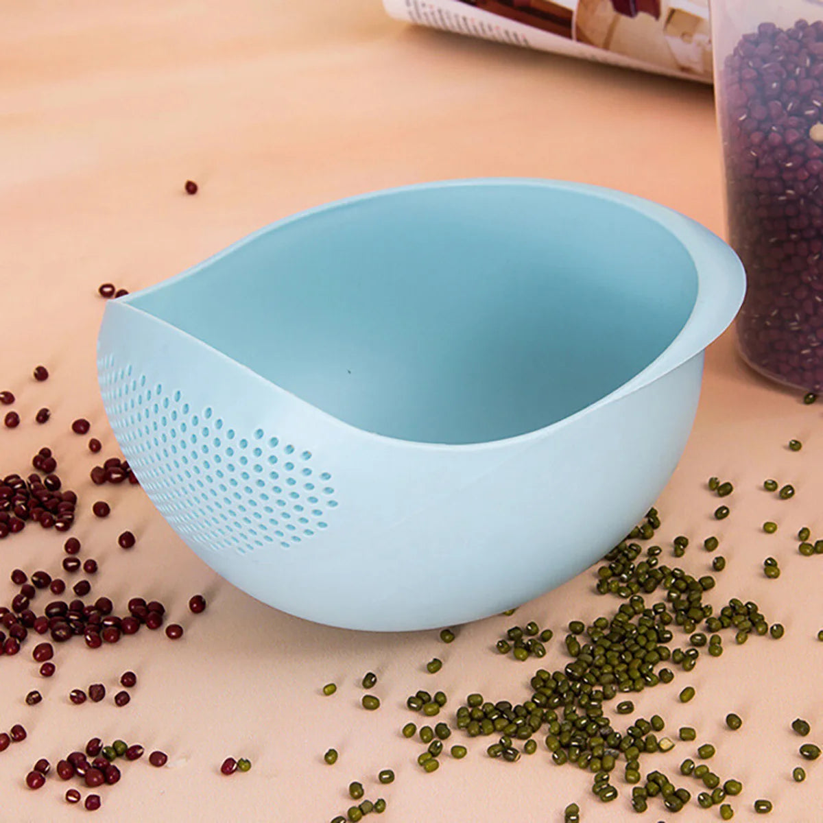 Colander & Drain Basket – Rice Bowl, Fruit & Vegetable Washing Basket (1/3 Pcs)