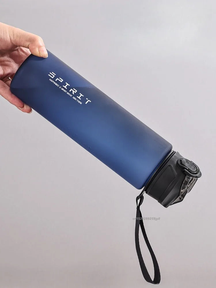 750ml Water Bottle with Straw Time Marker Large Capacity Motivational Plastic Leakproof Water Jug for Gym Travel Outdoor Sports