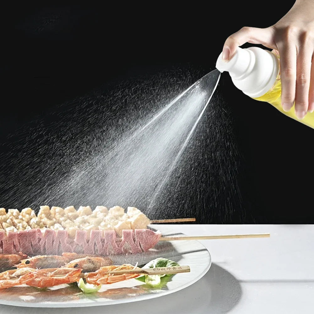 250ML Oil Spray Bottle Kitchen Cooking Olive Oil Dispenser Camping BBQ Baking Vinegar Soy Sauce Sprayer Containers Kitchen Tools