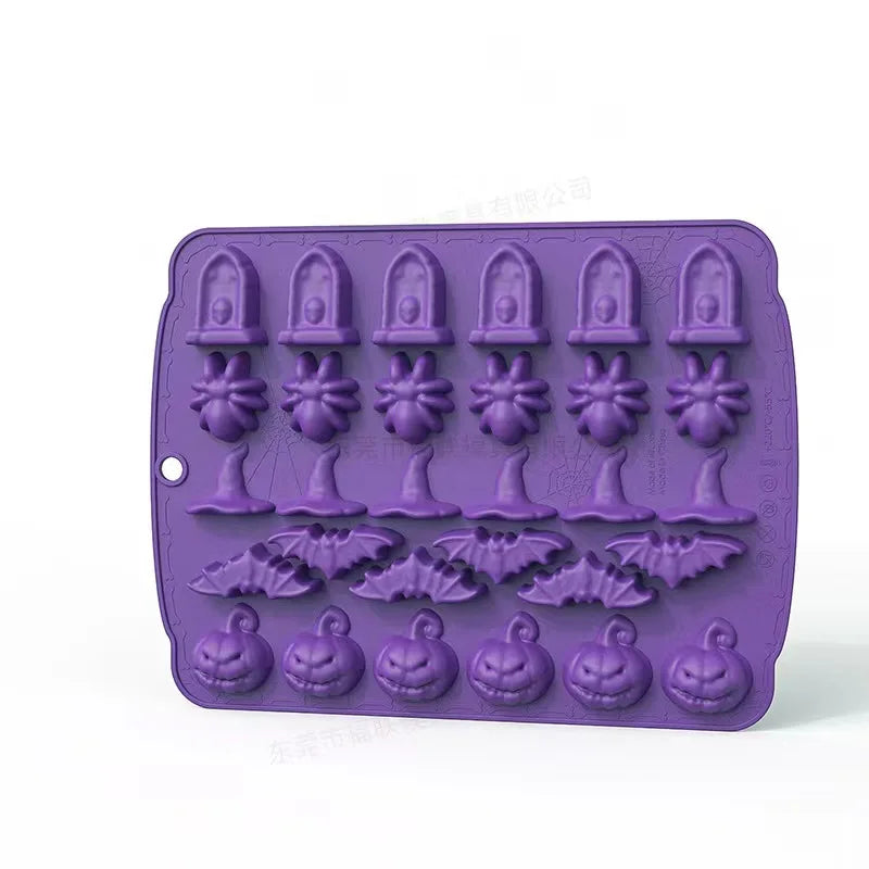 Pumpkin Skull Silicone Ice Cube Mold