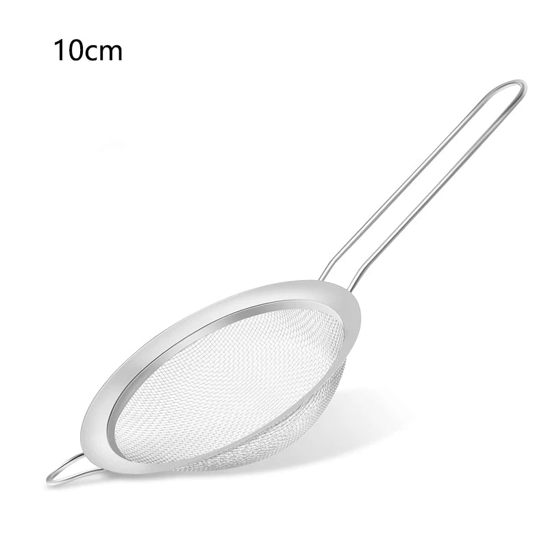 Stainless Steel Fine Mesh Sieve & Flour Sifter Set – 1/3/4 Pcs - Kitchenley