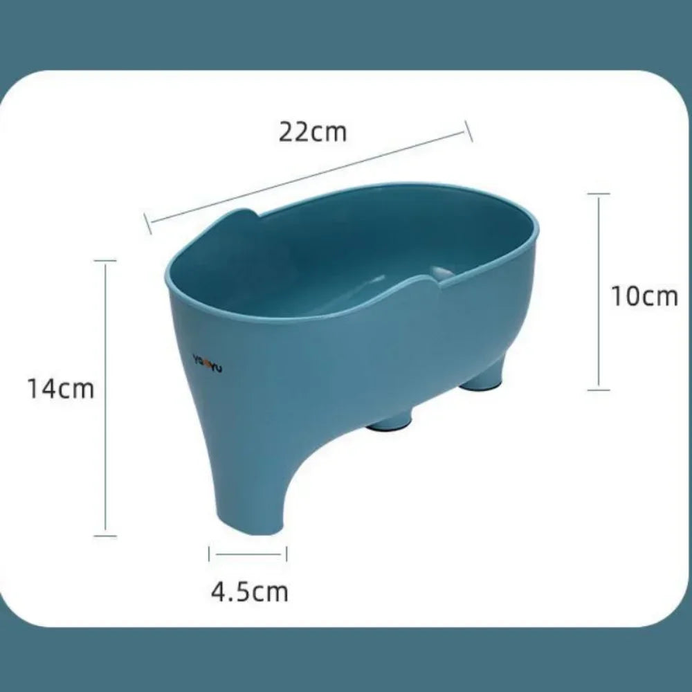 Elephant Sculpt Sink Strainer & Drain Basket – Hanging Fruit & Vegetable Washing Drainer Rack