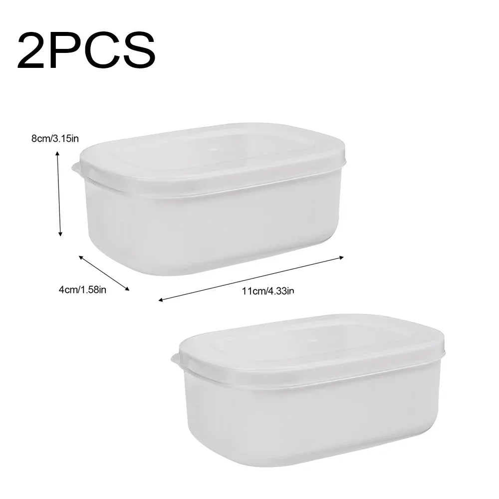 Food Sealed Crisper Refrigerator Food Vegetable Fruit Storage Container Rice Packaging Box Thermostability Kitchen Storage Boxes