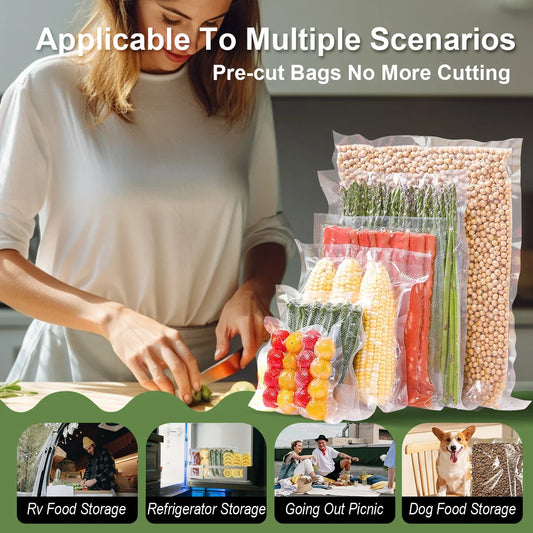 BPA-Free Vacuum Sealer Food Storage Bags – 50 Pcs for Vacuum Packing Machine