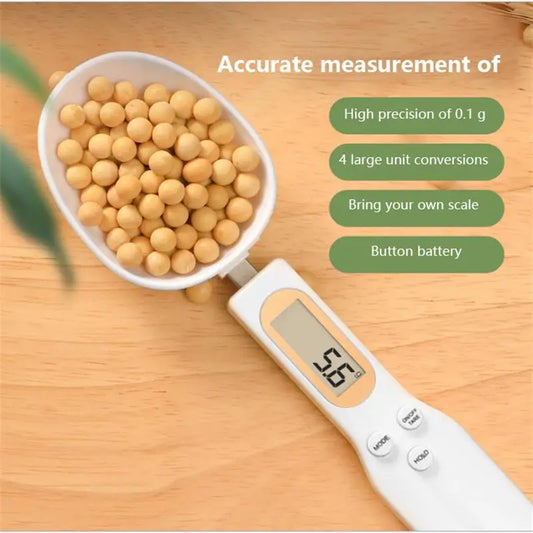 Electronic Measuring Spoon Scale – Precision Weighing Spoon for Coffee Powder & Baking