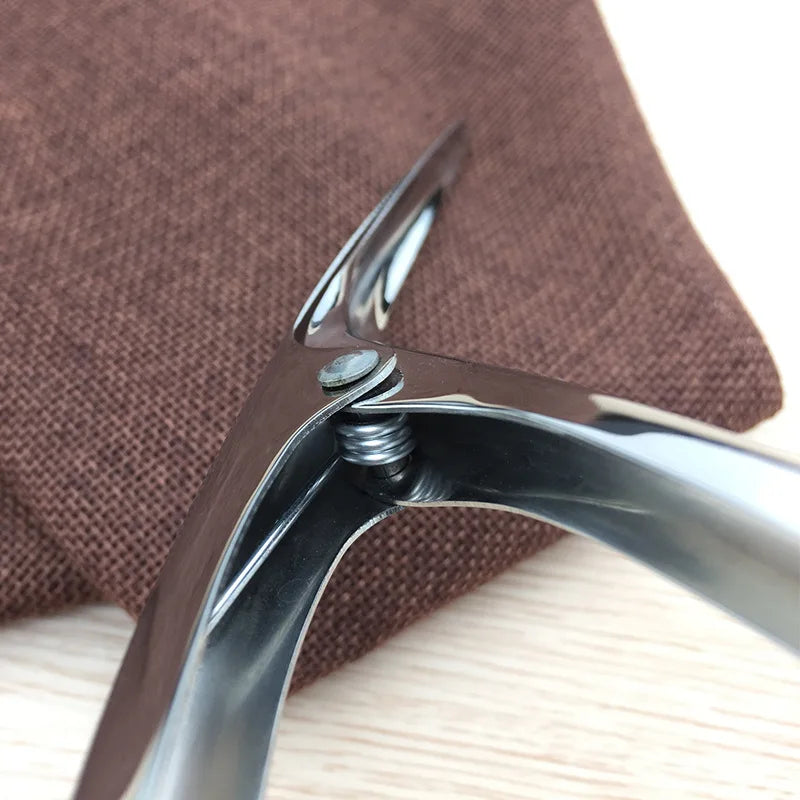Stainless Steel Shrimp Peeler & Deveiner – Prawn Line Cutter & Lobster Cleaning Seafood Tool