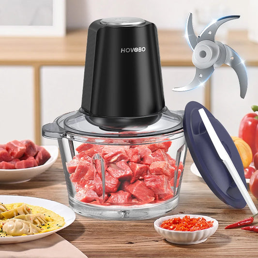 350W Powerful Food Processor & Meat Grinder
