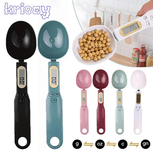 Mini Digital Spoon Scale – 500g/0.1g LCD Precision Kitchen Scale for Flour, Milk & Coffee