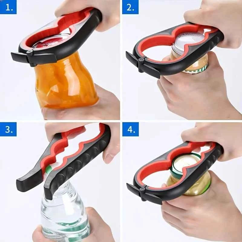 3-in-1 Can & Jar Opener – Easy-Grip for Arthritis