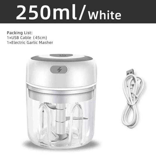 USB Electric Mini Food Chopper – Portable Garlic & Veg Mincer