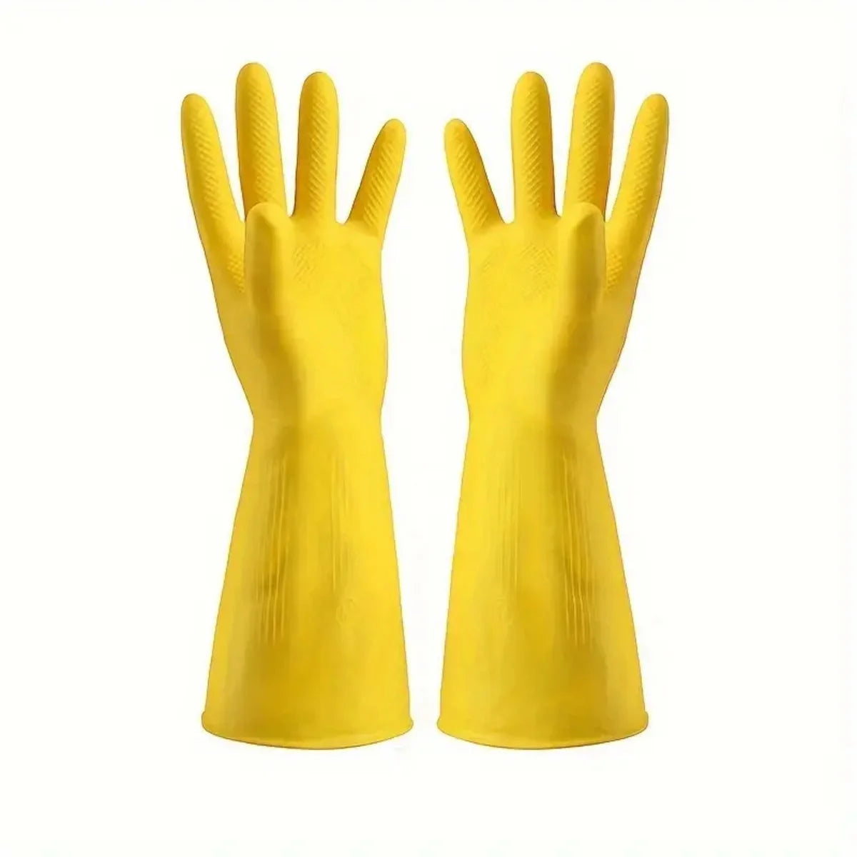Latex Dishwashing Gloves Women's Waterproof Household Kitchen Washing Bowl Washing Clothes Vegetable Cleaning Household
