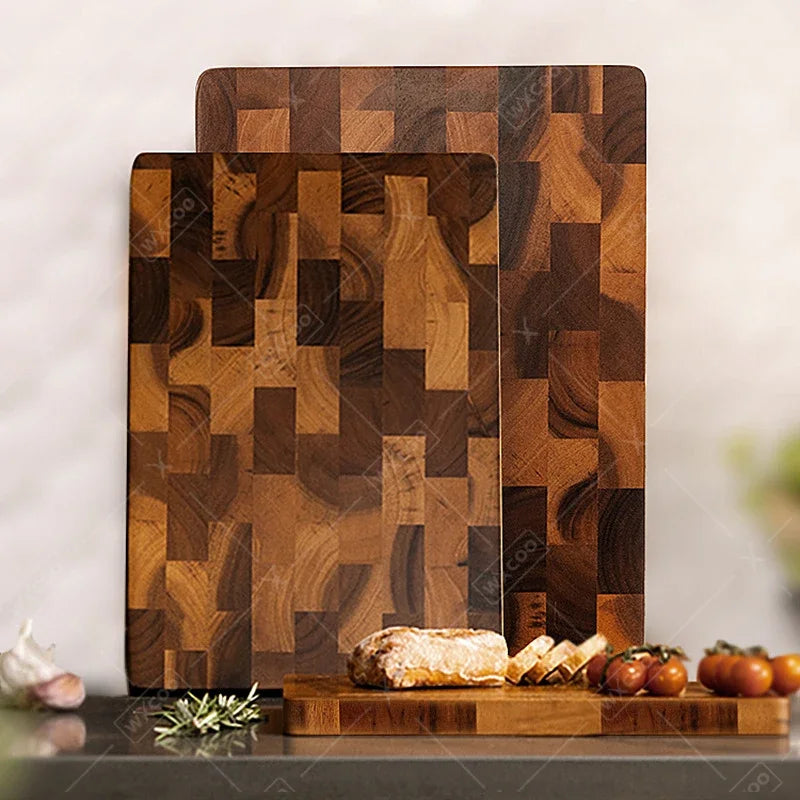 WXCOO Cutting Board Kitchen Tools Wood Double-sided Kitchen Chopping Boards Vegetable Cutting Board for Fruit Vegetables Home