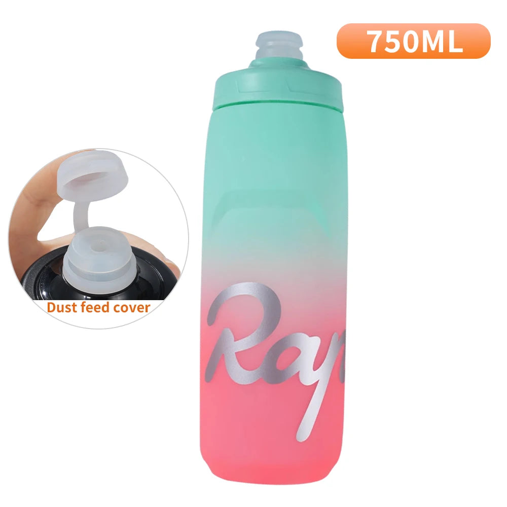 Rapha Cycling Water Bottle 620/750ml Ultra light Leak-proof squeezable Taste-free Camping Hiking Sports Bicycle Kettle