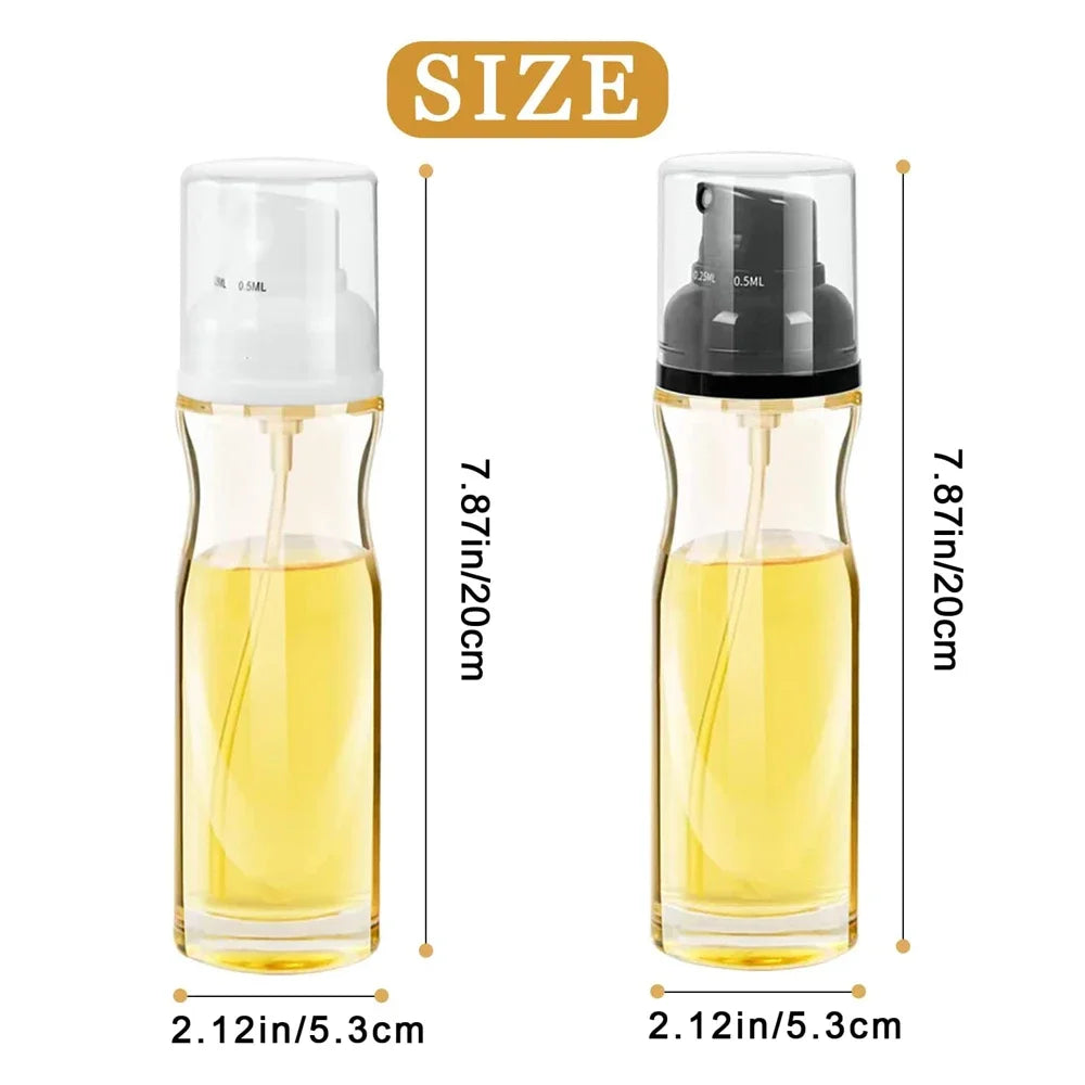 250ML Oil Spray Bottle Kitchen Cooking Olive Oil Dispenser Camping BBQ Baking Vinegar Soy Sauce Sprayer Containers Kitchen Tools