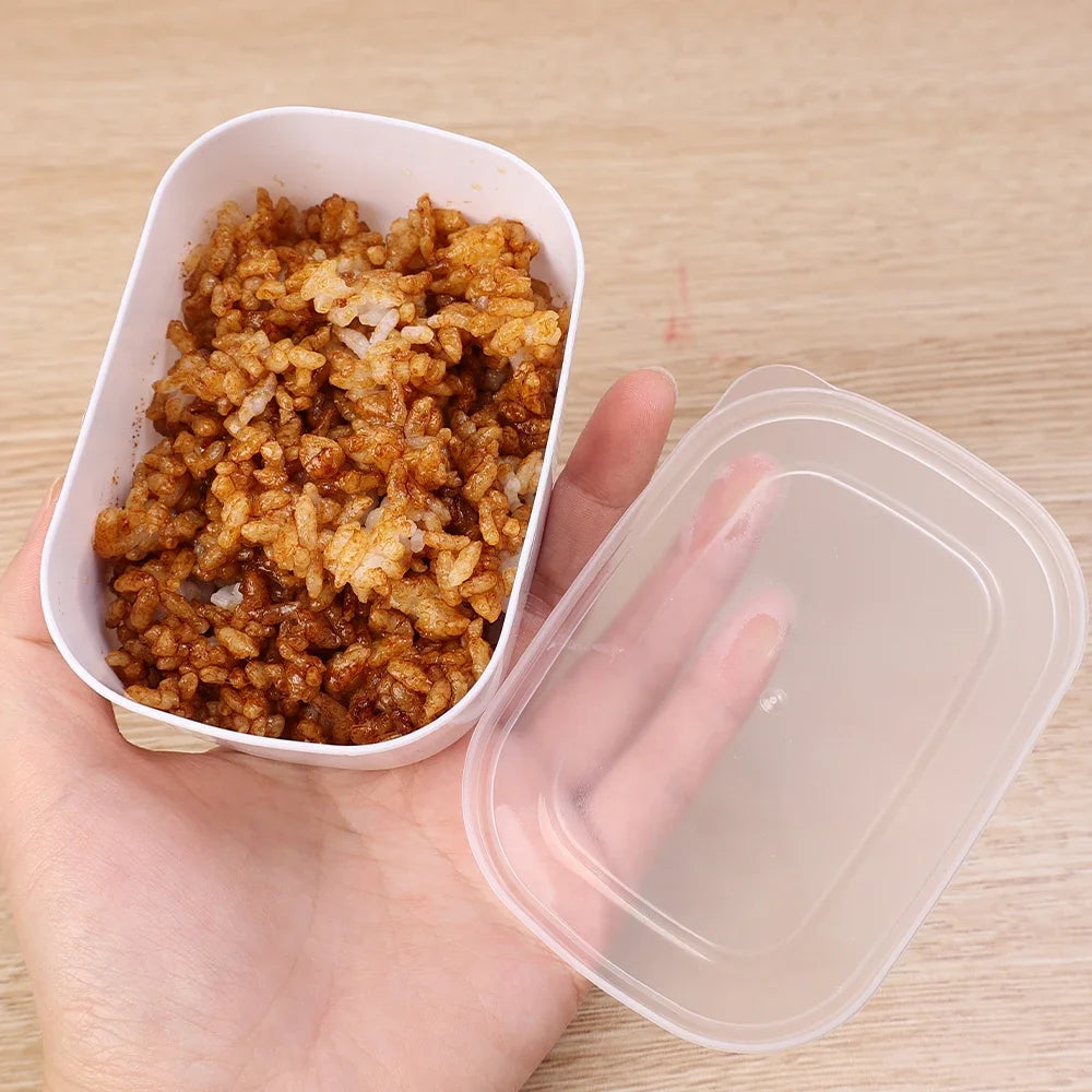 Food Sealed Crisper Refrigerator Food Vegetable Fruit Storage Container Rice Packaging Box Thermostability Kitchen Storage Boxes