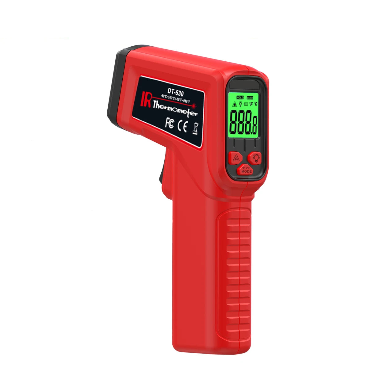 Infrared Thermometer Non-Contact Food Thermometer Gun Household Temperature Thermometer Digital for Kitchen Cooking Tools 530℃