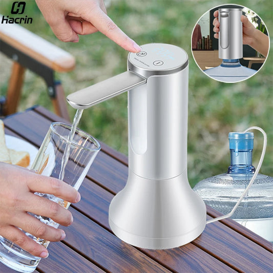 Rechargeable Electric Water Bottle Pump – 19L Gallon Dispenser - Kitchenley