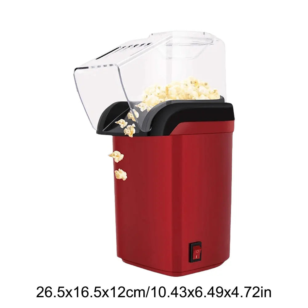Mini Electric Air Popper Popcorn Machine – Fully Automatic High Popping Rate Home Popcorn Maker