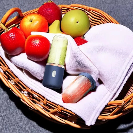 A set of dual cup juicers, multifunctional, suitable for fruits and vegetables, 6-leaf juice cup multifunctional juicer