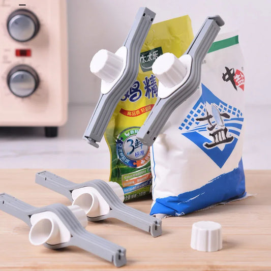 Screw Cap Sealing Clips for Seasoning, Milk Powder & Snack Bags – Food Preservation Clips