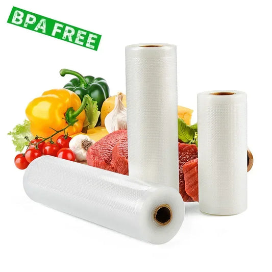 Household Vacuum Bags for Food Vacuum Sealer Food Fresh Long Keeping 12+15+20+25+30cm*500cm Rolls/Lot Bags for Vacuum Packer