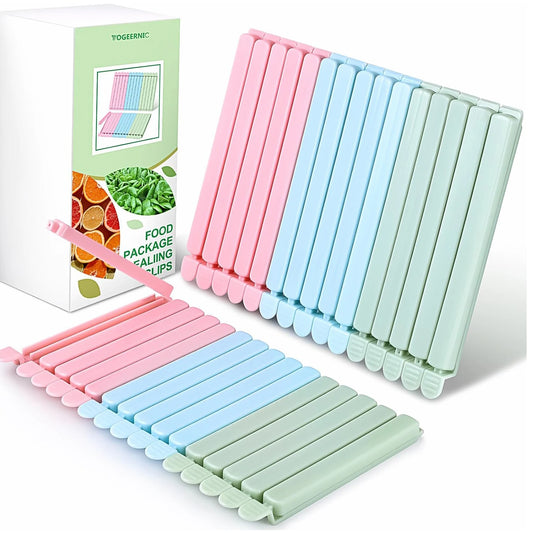 Portable Food Bag Sealing Clips – Kitchen Snack Storage Clips (5/10/20 Pcs)