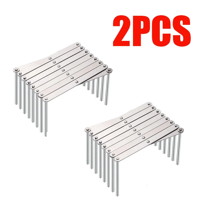 Retractable Stainless Steel Pot Lid Holder & Plate Dish Rack – Space-Saving Heavy-Duty Kitchen Organizer