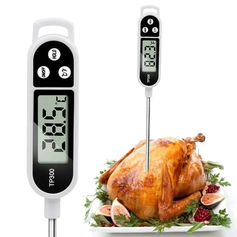 Stainless Steel Probe Cooking Food, Barbecue Stove, Water, Milk, Oil, Liquid Meat, Digital Kitchen Thermometer Kitchen Tools.