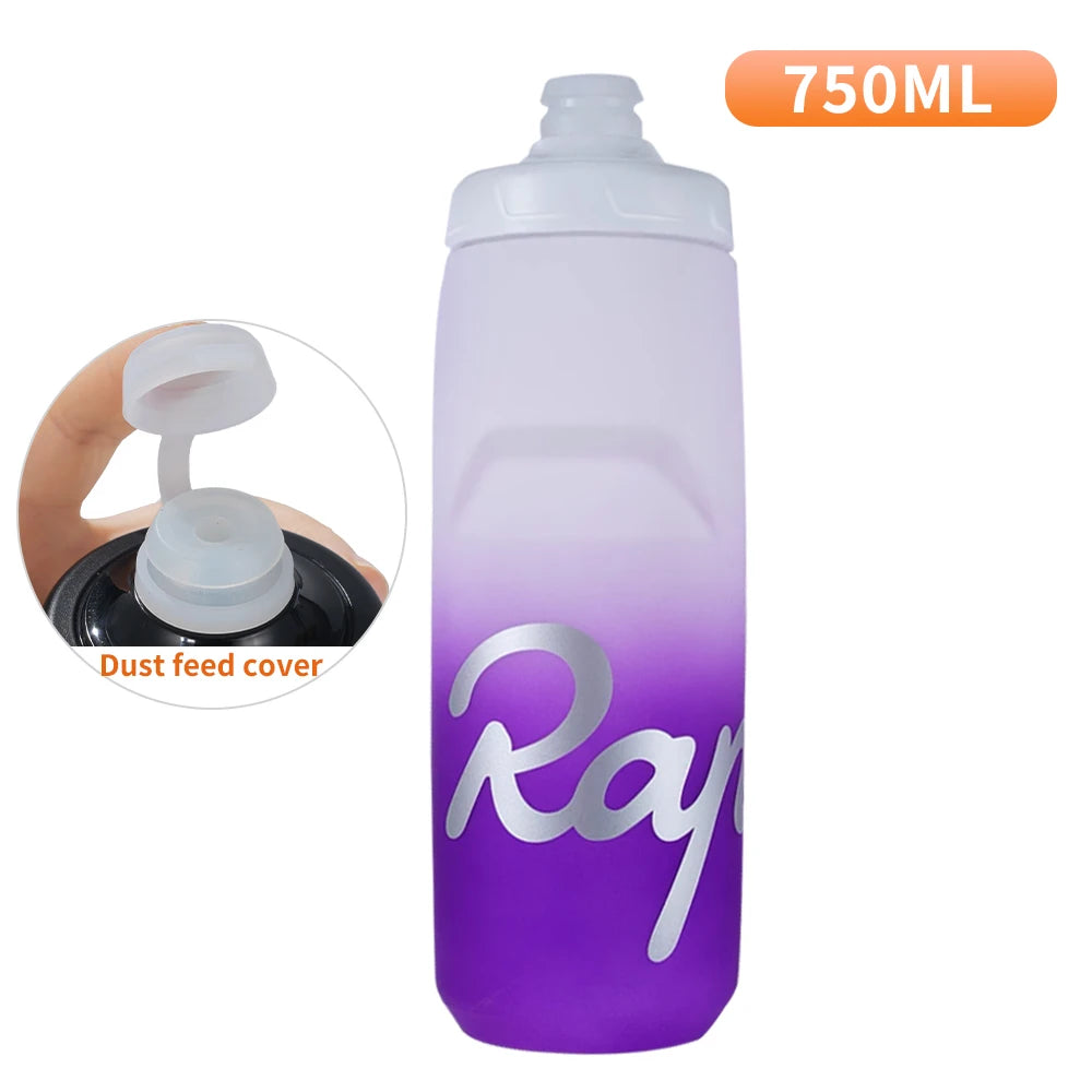 Rapha Cycling Water Bottle 620/750ml Ultra light Leak-proof squeezable Taste-free Camping Hiking Sports Bicycle Kettle