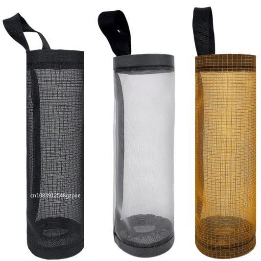 Wall-Mounted Grocery & Garbage Bag Holder Dispenser – Kitchen Organizer (1-5 Pcs)