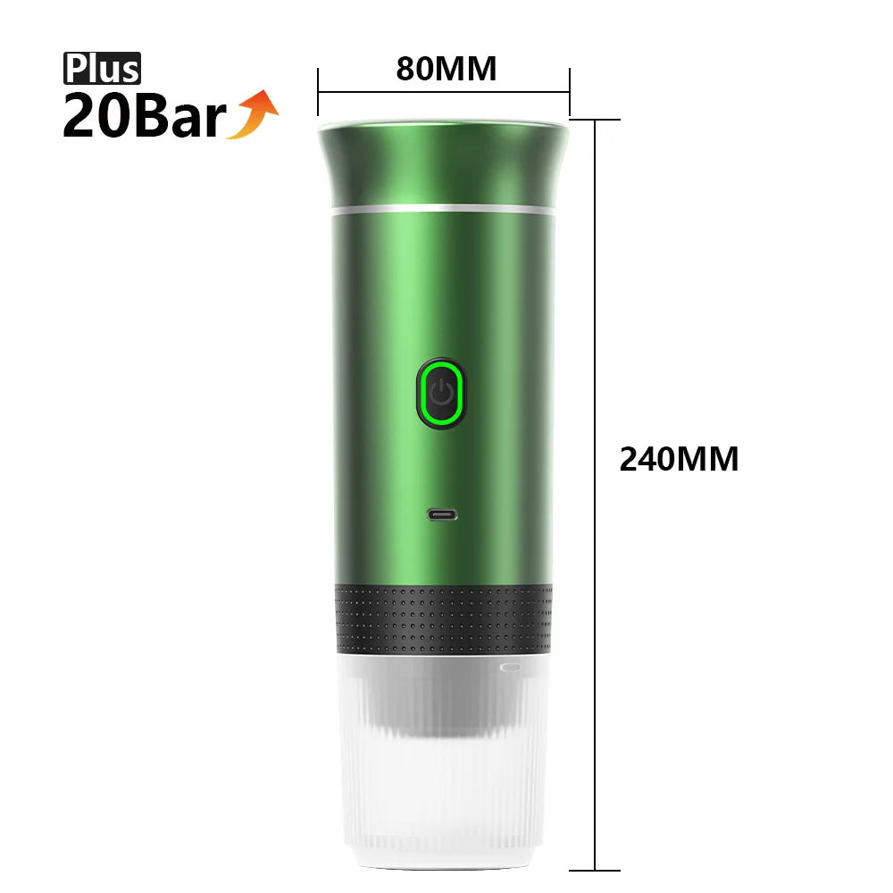3-in-1 Wireless Portable Espresso Machine – Travel Coffee Maker - Kitchenley