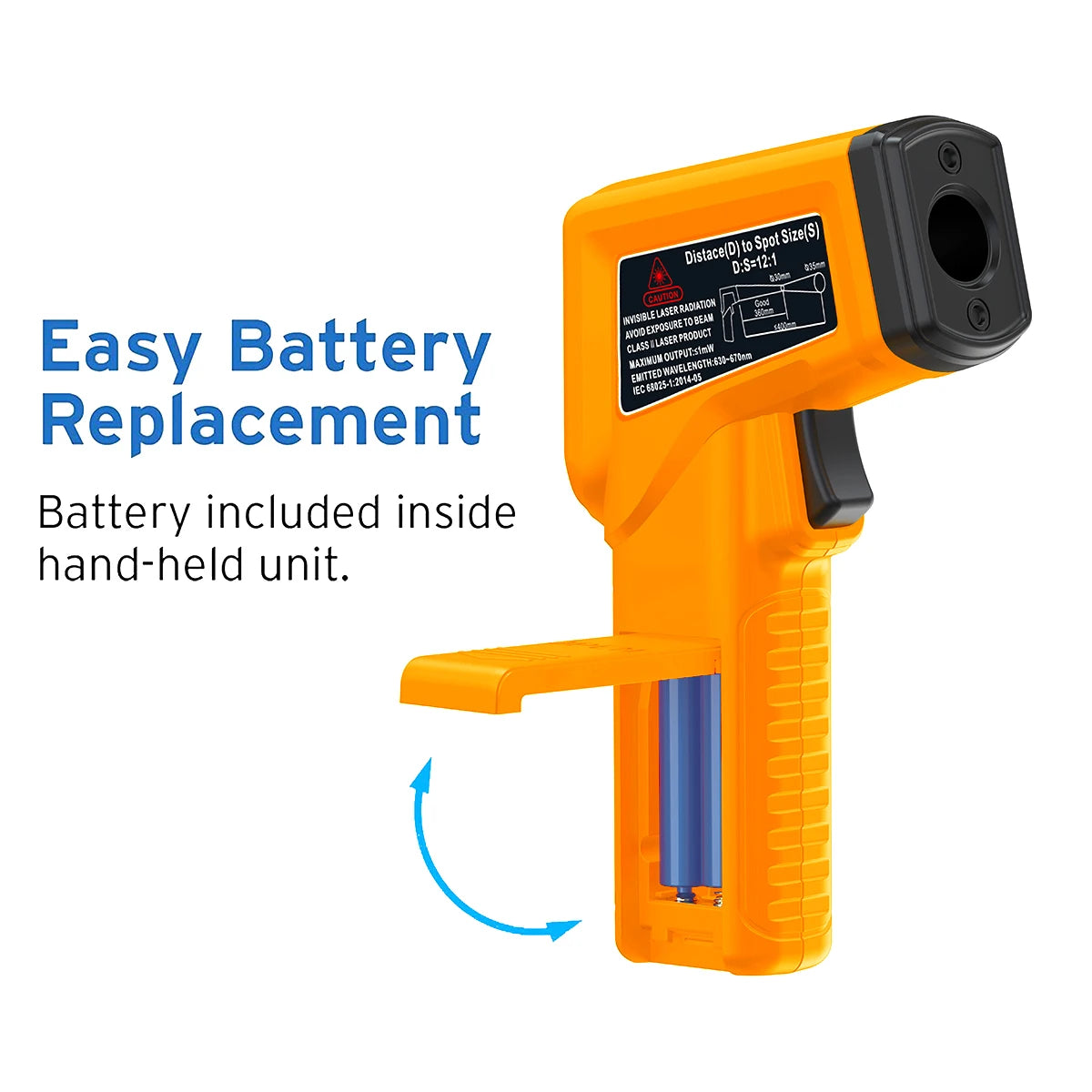 Infrared Thermometer Non-Contact Food Thermometer Gun Household Temperature Thermometer Digital for Kitchen Cooking Tools 530℃