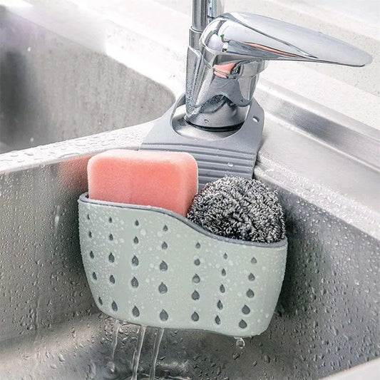 Adjustable Sink Draining Hanging Basket – Kitchen Organizer Accessory