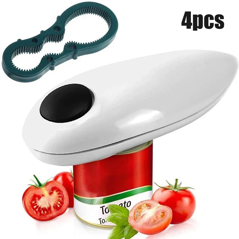 Electric Can Opener Electric Can Opener Automatic Jar Bottle Machine Portable Kitchen Opening Opener Tool One Touch Can Opener