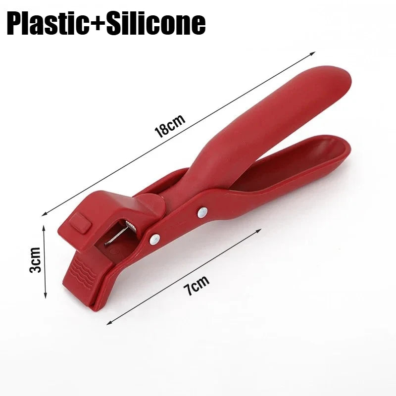 Stainless Steel Gripper Clips Hot Dish Plate Anti-Scald Clip Non-slip Bowls Clamp Holder for Frying Pans Air Fryer Steamers Oven