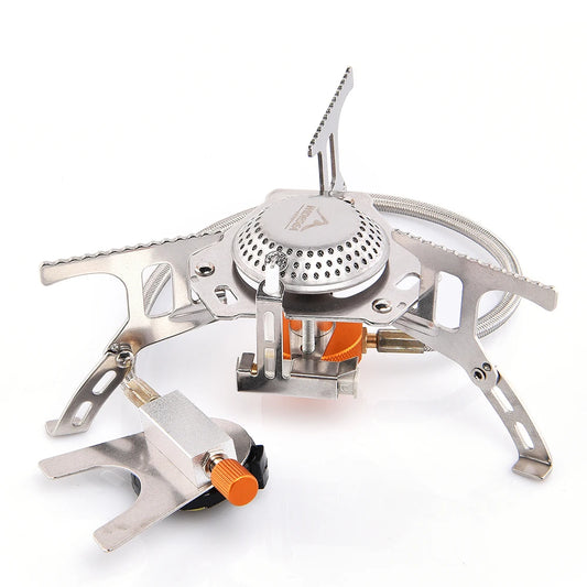 Widesea Outdoor Camping Gas Stove – Strong Fire Tourist Burner & Survival Cooker