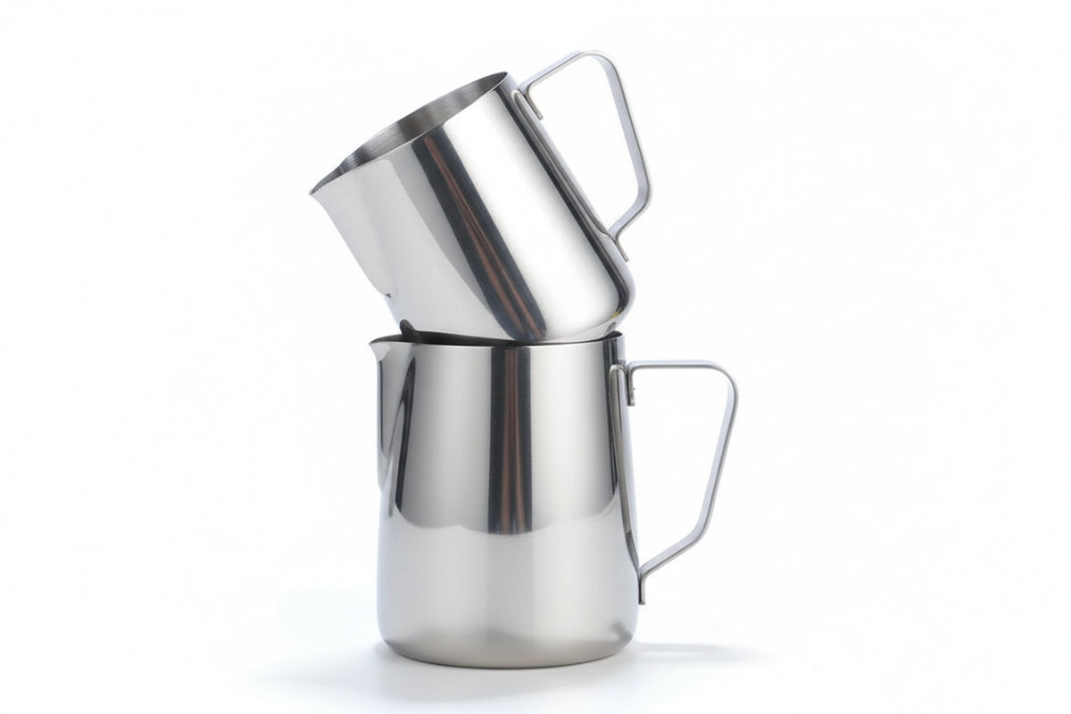 Stainless Steel Milk Frothing Pitcher – Latte Art Jug 100-600ml - Kitchenley