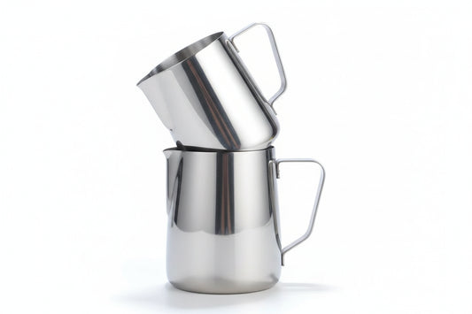 Stainless Steel Milk Frothing Pitcher – Latte Art Jug for Coffee & Espresso (100/350/600ml)