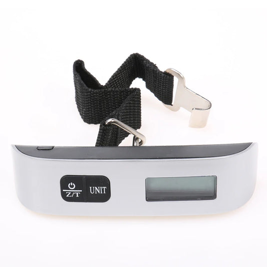 50kg Digital Hanging Luggage Scale – Electronic Balance for Suitcase, Travel & Baggage Weighing