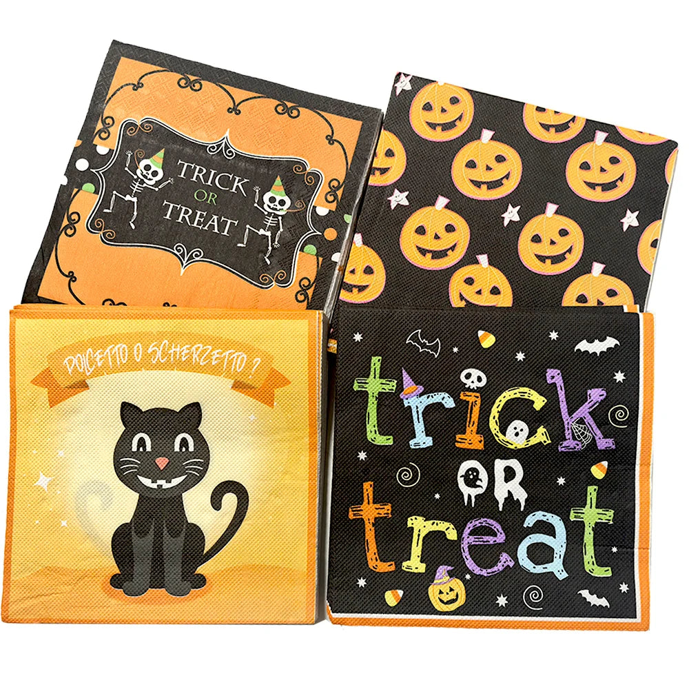 Halloween Disposable Paper Party Napkins