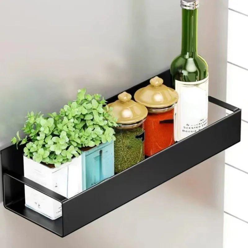 Magnetic Side Storage Shelf – Multifunctional Hanging Rack for Refrigerator & Washing Machine (2 Pcs)