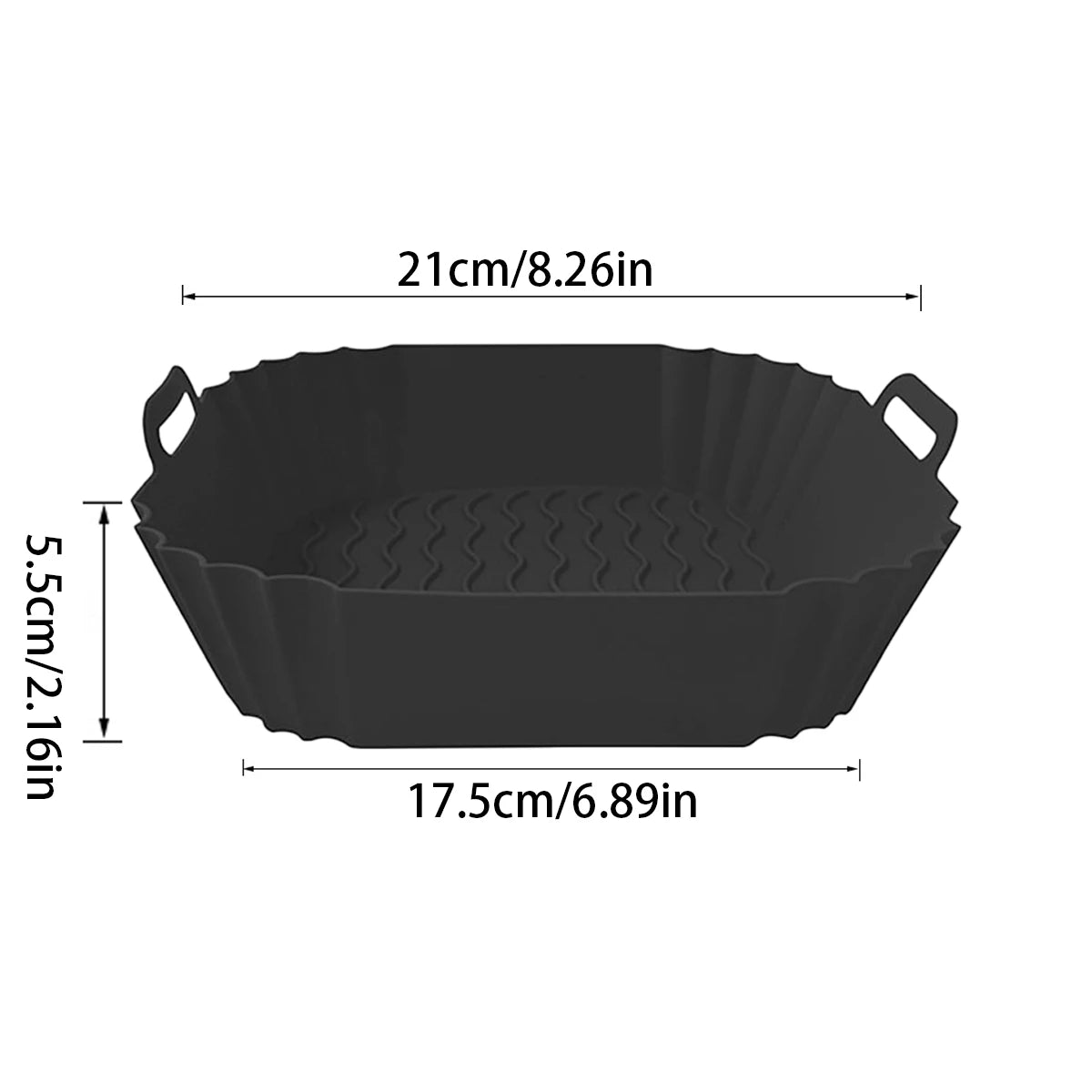 Air Fryer Silicone Liners Pot,Airfryer Basket Cooking Gadgets ,Reusable Baking Tray Non-stick Pizza Pan Oven Kitchen Accessories
