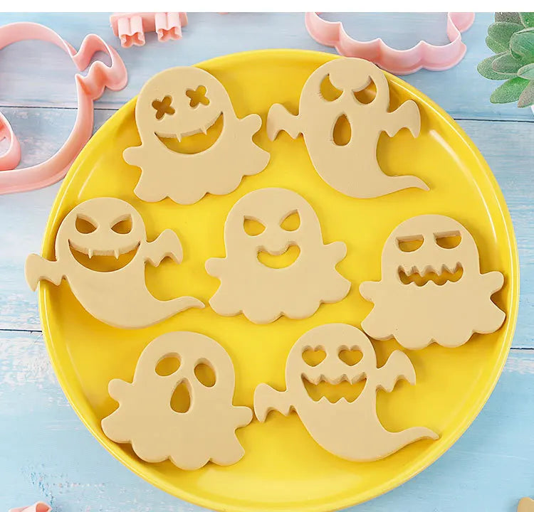 10-Piece Ghost Face Cookie Cutter Set